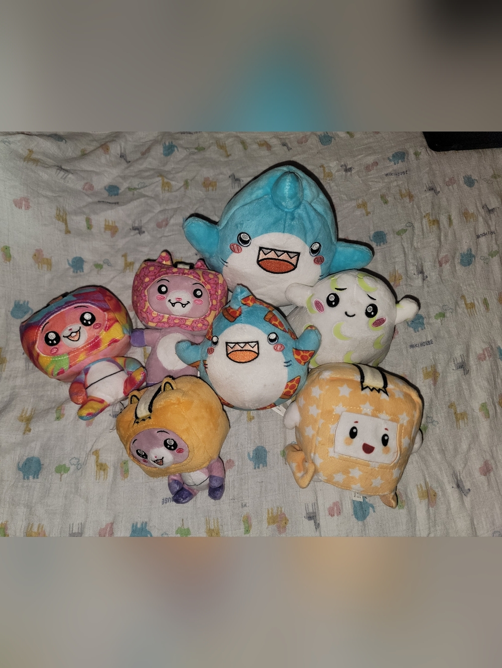 7 Lankybox Plushie Bundle